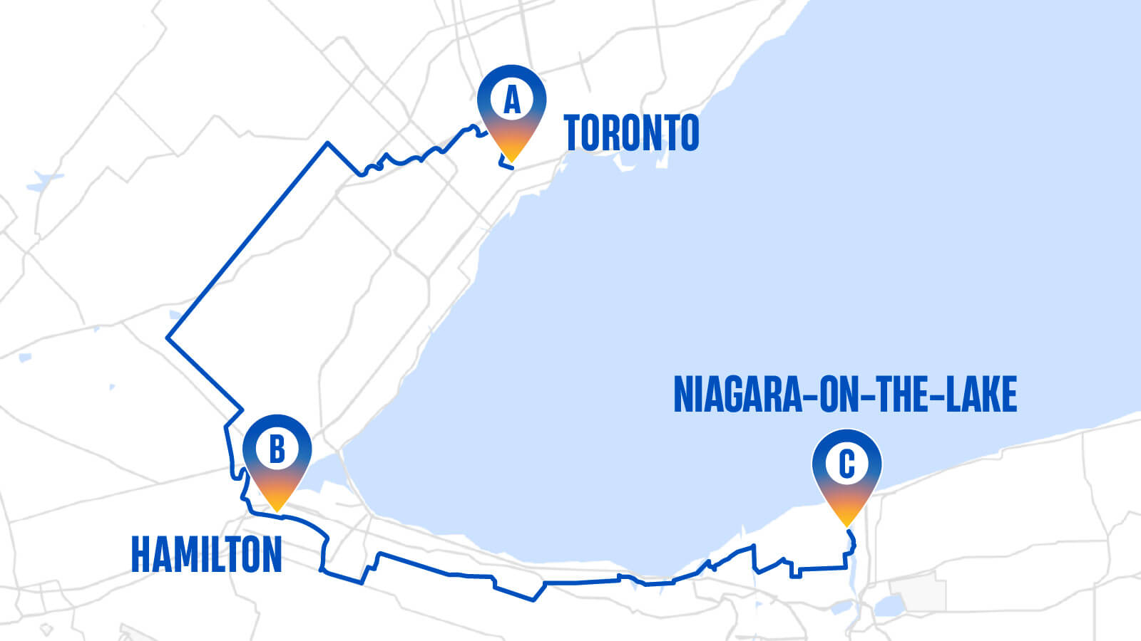 The Ride to Conquer Cancer Course Map